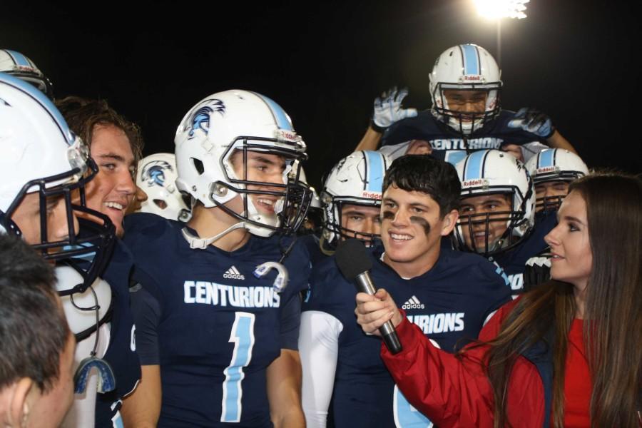 UC High football makes a decisive touchdown at the home game victory against Santana High.