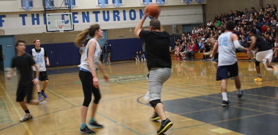 Students Versus Staff Basketball Game: Staff Victorious Once Again