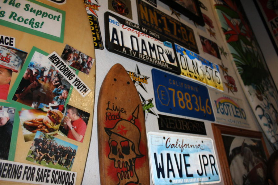 Wall at Hodads