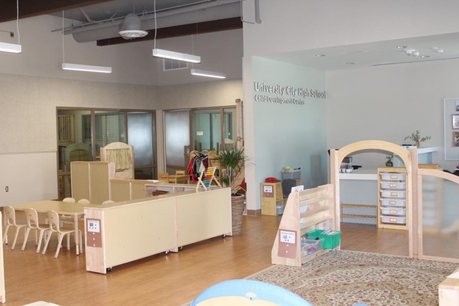 The new Child Development Center is recently renovated, with improvements made both inside and outside. 