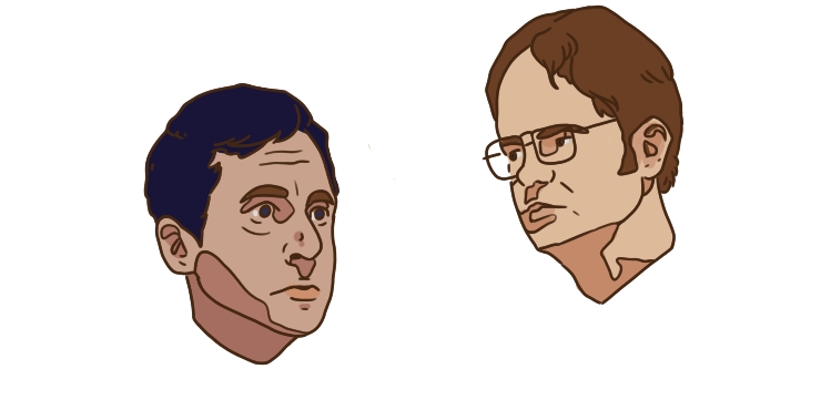 micheal and dwight