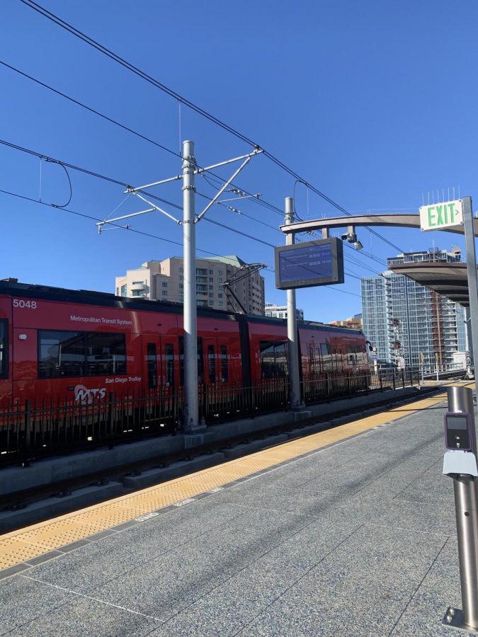 The+new+trolley+extension+is+an+addition+to+the+Metropolitan+Transit+System+that+connects+University+City+to+other+parts+of+San+Diego.