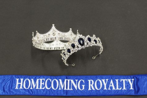 Crowns for the King and Queen on the Homecoming court.
