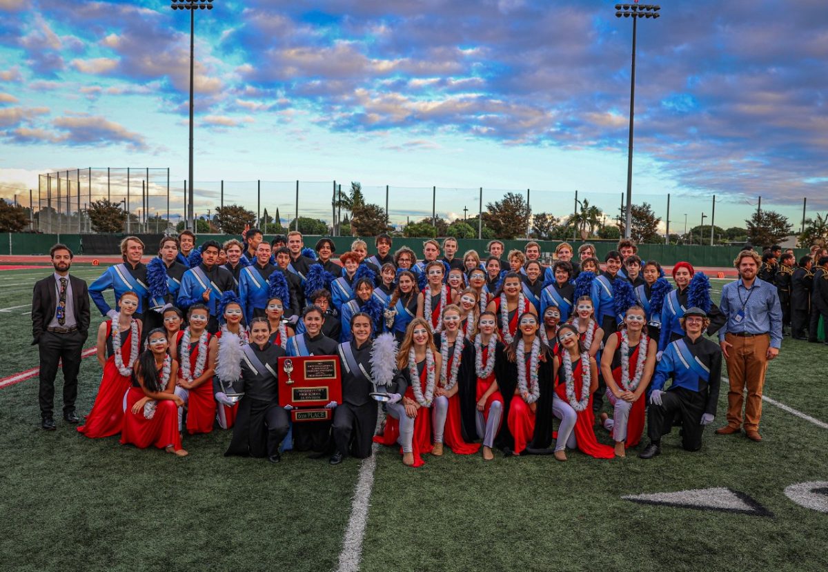 Centurion Sound Band and Color Guard after being awarded sixth place at Championships.
