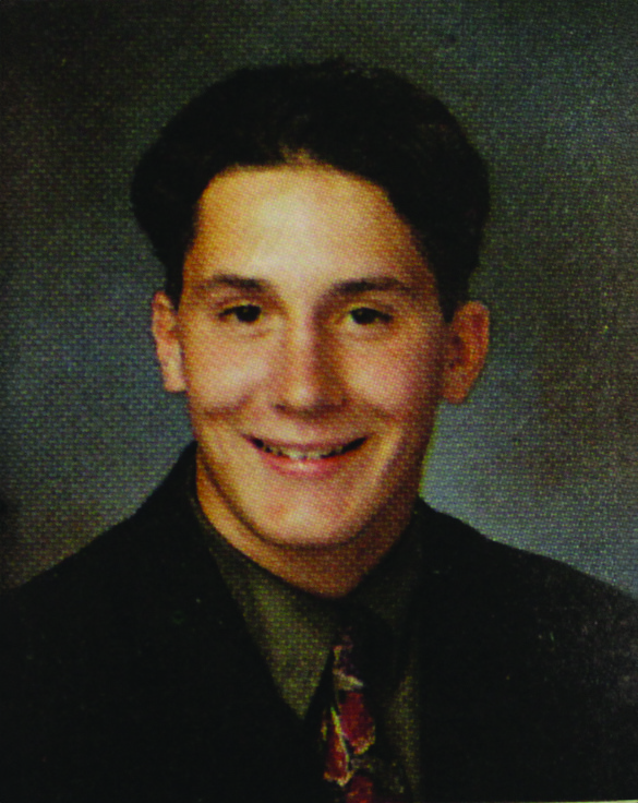 Mr. P’s Crawford senior yearbook photo.