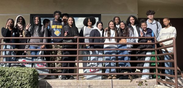 Black Student Union members recently attended the Black College Expo.