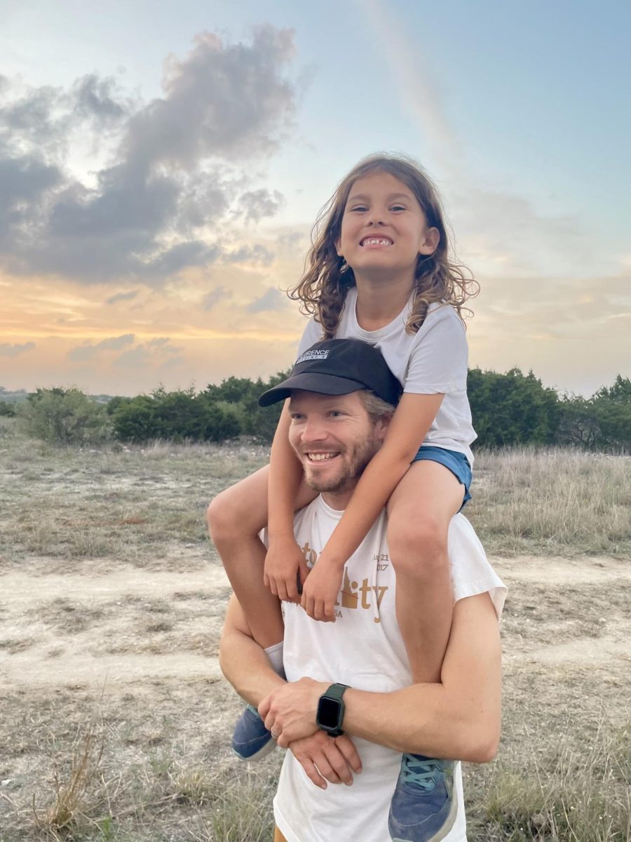 Patterson traveled to Texas with his son for the eclipse.