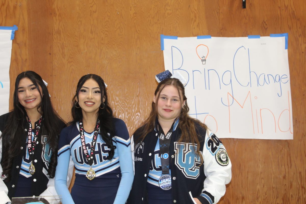 Rising Tide Club Members Seniors Abby Osornio, Evelyn Carranza, and Cheyenne Cammack [left to right] are some of the organizers of the fair.