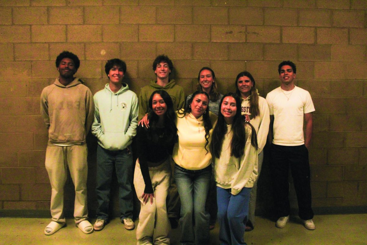ASB Members Dyami Collins, Benecio Dailey, Jake Goforth, Dani Muttera, Hayden Goldstein, Nino Brunetto, Alyssa Castillo, Perla Salceda, and Sarah Valesquez (left to right, top to bottom).